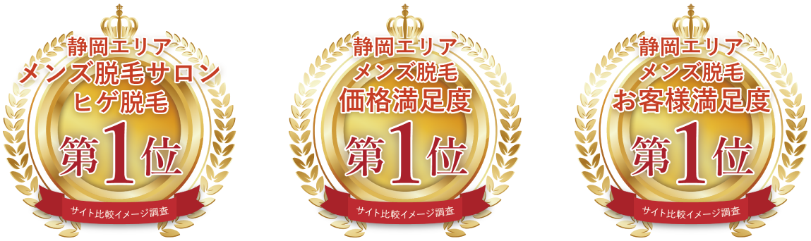 静岡エリアメンズ脱毛サロンヒゲ脱毛第1位 静岡エリアメンズ脱毛価格満足度第1位 静岡エリアメンズ脱毛お客様満足度第1位
